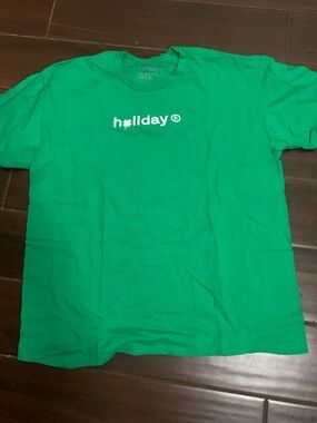 Holiday Brand Green Logo T-Shirt